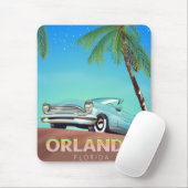 Orlando Florida vintage reisposter, Muismat (Met muis)