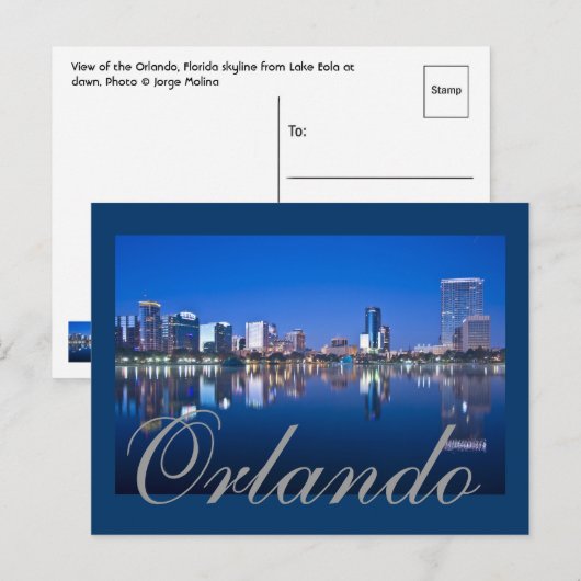 Orlando, Florida, VS Briefkaart (Voorkant / Achterkant)