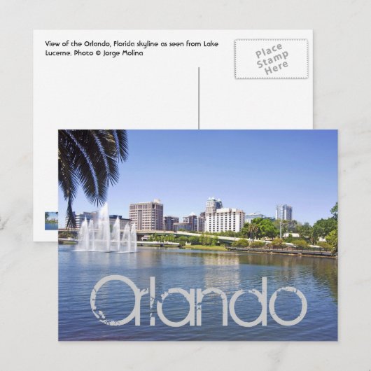 Orlando, Florida, VS Briefkaart (Voorkant / Achterkant)