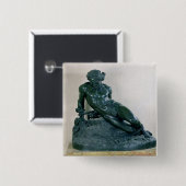 Orlando Furioso Vierkante Button 5,1 Cm (Voorkant /achterkant)