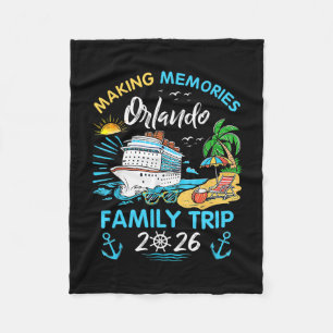 Orlando gezinsreis 2026 Vakantie om herinneringen Fleece Deken