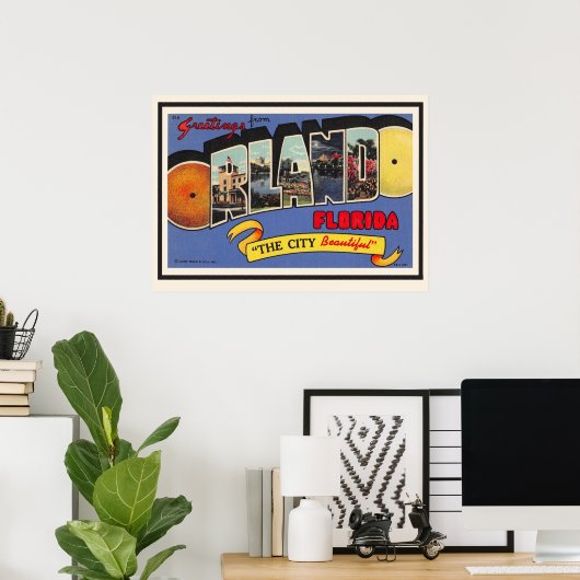 Orlando Greeting 20x28 Poster (Thuiskantoor)