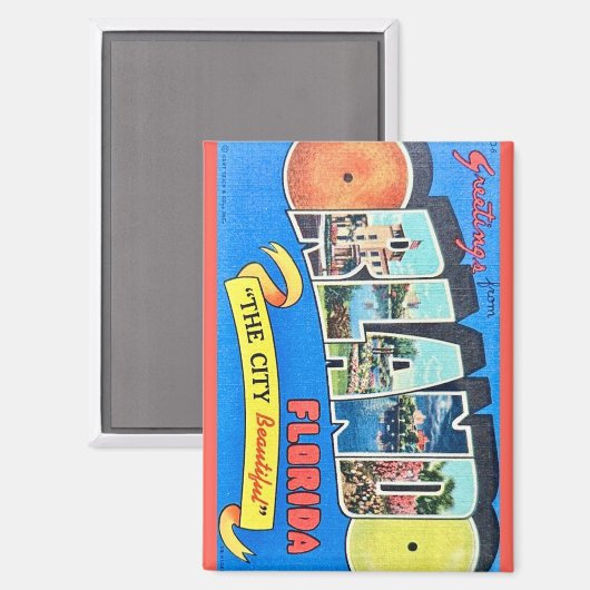 Orlando  Groet Magneet (Voorkant / Achterkant)