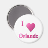 Orlando — Hot Pink Magneet (Voorkant / Achterkant)