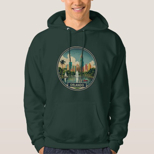 Orlando in  stijl hoodie (Voorkant)