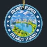 Orlando Keramisch Ornament<br><div class="desc">Orlando</div>