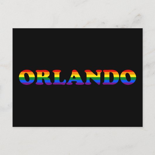 Orlando LGBT Briefkaart (Voorkant)