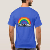 ORLANDO LGBT PRIDE RAINBOW -.png T-shirt (Achterkant)