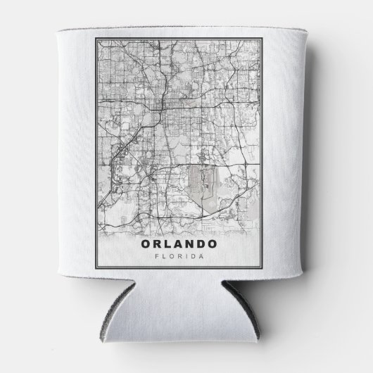 Orlando Map Blikjeskoeler (Voorkant)