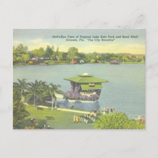 Orlando,  meer van Florida Briefkaart (Voorkant)