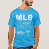 Orlando Melbourne Int'l Airport MLB T-shirt (Voorkant)