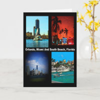 Orlando Miami South Beach Florida Collage Birthday