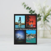Orlando, Miami, Zuid-Beach Collage Briefkaart (Staand voorkant)