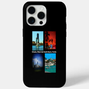 Orlando, Miami, Zuid-Beach Collage iPhone 15 Pro Max Hoesje