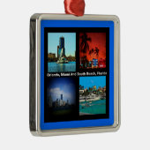 Orlando, Miami, Zuid-Beach Collage Metalen Ornament (Rechts)