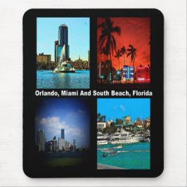 Orlando, Miami, Zuid-Beach Collage Muismat