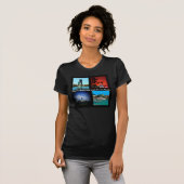 Orlando, Miami, Zuid-Beach Collage T-shirt (Voorkant volledig)