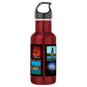 Orlando, Miami, Zuid-Beach Collage Waterfles (Voorkant)