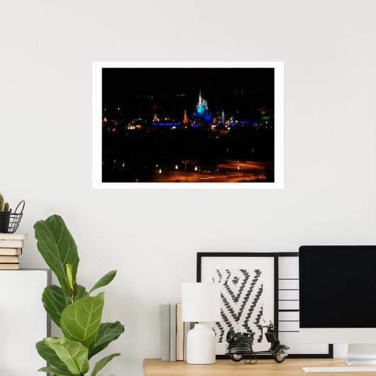 Orlando Night Poster (Thuiskantoor)