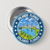 Orlando Ronde Button 7,6 Cm (Voorkant /achterkant)