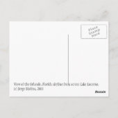 Orlando skyline uit het Lucerne-meer Briefkaart (Achterkant)