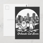 Orlando Stad Florida Kat Liefhebber Briefkaart (Voorkant / Achterkant)