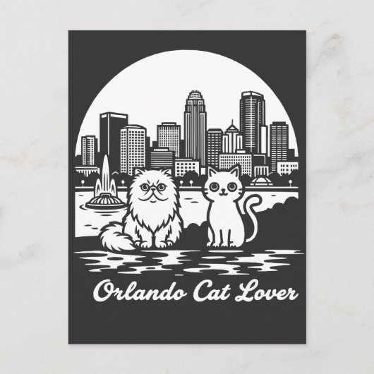 Orlando Stad Florida Kat Liefhebber Briefkaart (Voorkant)