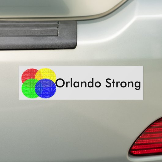 ORLANDO STRONG Bumpersticker (Op auto)