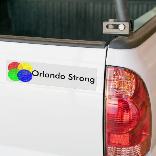 ORLANDO STRONG Bumpersticker (Op Truck)