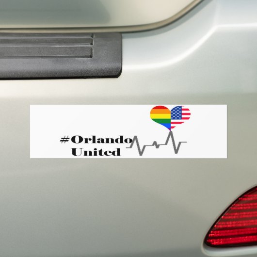Orlando United Bumpersticker (Op auto)