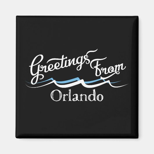 Orlando Water Waves Magneet (Voorkant)