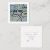 orlando We hebben nieuwe adres Kaart verplaatst (Voorkant / Achterkant)