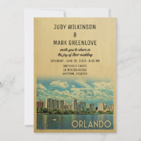 Orlando Wedding Invitation Florida