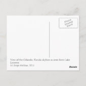 Orlando zoals gezien bij het Lucerne-meer Briefkaart (Achterkant)