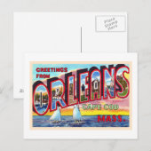 Orleans Cape Cod Massachusetts MA  Briefkaart (Voorkant / Achterkant)
