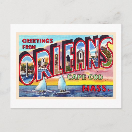 Orleans Cape Cod Massachusetts MA  Briefkaart (Voorkant)