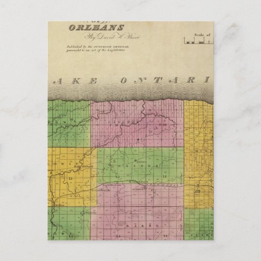 Orleans County Briefkaart (Voorkant)