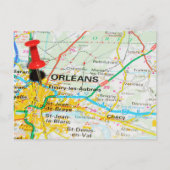 Orleans, Frankrijk Briefkaart (Voorkant)