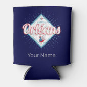 Orleans Loiret Frankrijk Retro Rooster Vintage Blikjeskoeler (Voorkant)