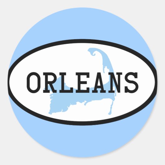 Orleans, MA Cape Cod Sticker (Voorkant)