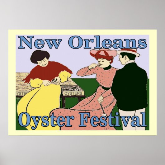Orleans Oyster Festival Poster (Voorkant)