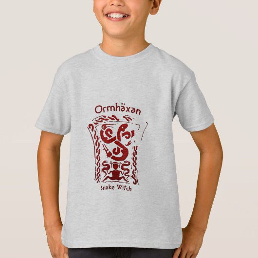 Ormhäxan Snake Witch Rune T-shirt (Voorkant)