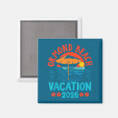 Ormond Beach Florida 2026 Family Vacation Beach Su Magneet (Voorkant / Achterkant)