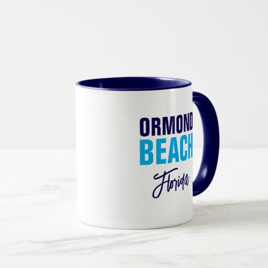Ormond Beach Florida Coffee Mug Mok (Voorkant rechts)