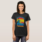 Ormond Beach Florida Retro Throwback Surf & Beach  T-shirt (Voorkant volledig)