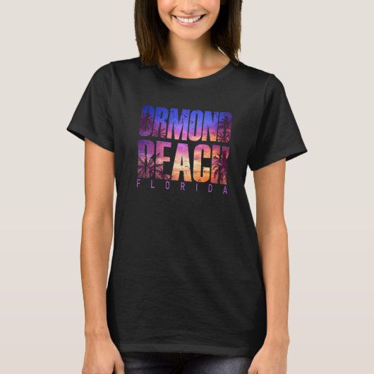Ormond Beach Florida Summer Vacation Matching Fami T-shirt (Voorkant)