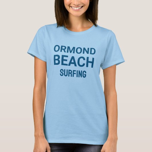 Ormond Beach Florida Surfen T-shirt (Voorkant)