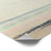 Ormond Beach, Florida Windsailing op strand Poster (Hoek)