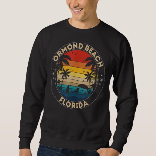 Ormond Beach Souvenir Florida Herinder Trui (Voorkant)