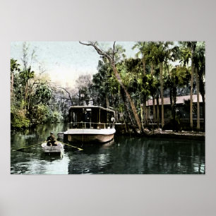 Ormond, Florida Tourist Excursion Boat Poster
